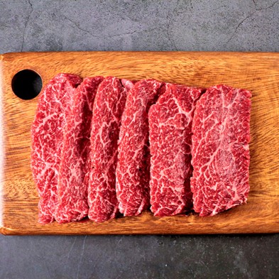 정읍한우 1++등급 치마살