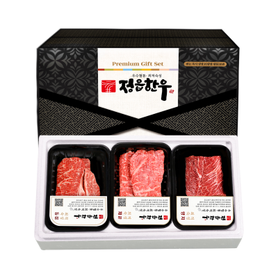 선물세트 2호 B, 1++등급(등심+채끝+양지)