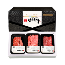 선물세트 2호 B, 1+등급(등심+채끝+양지)