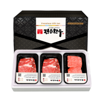 정읍한우 정육세트, 1++등급(불고기+불고기+국거리)