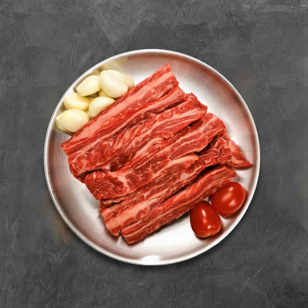 정읍한우 1++ 투뿔 갈비살