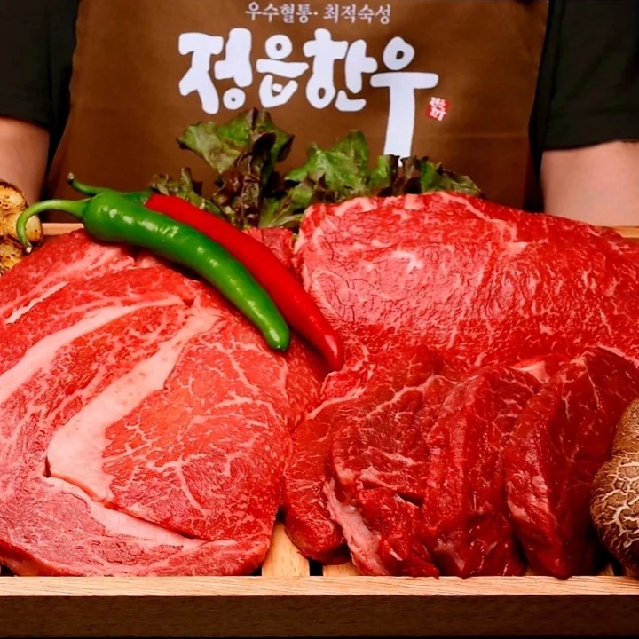 선물세트 1호 B, 1+등급(등심+채끝)