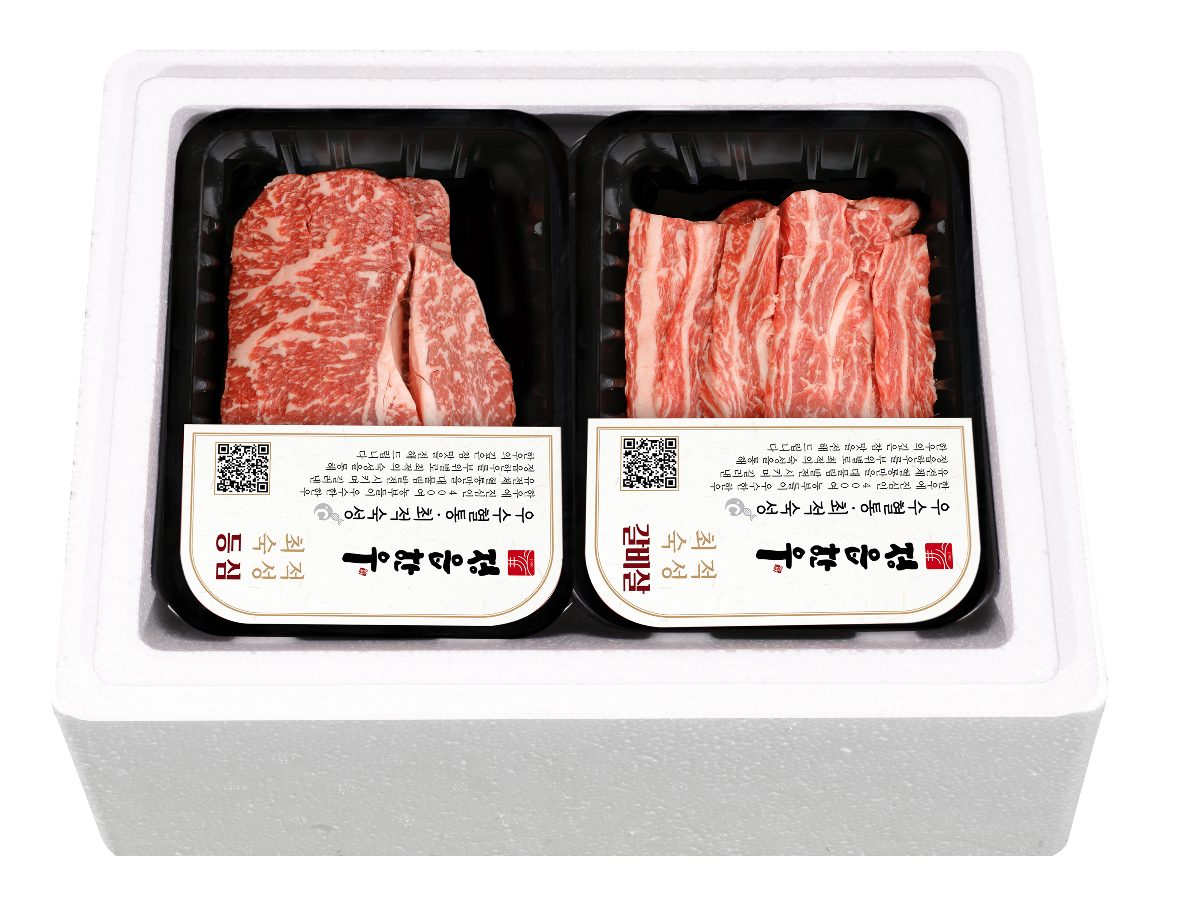 연말맞이 특가, 1++등급(등심400g+갈비살400g)